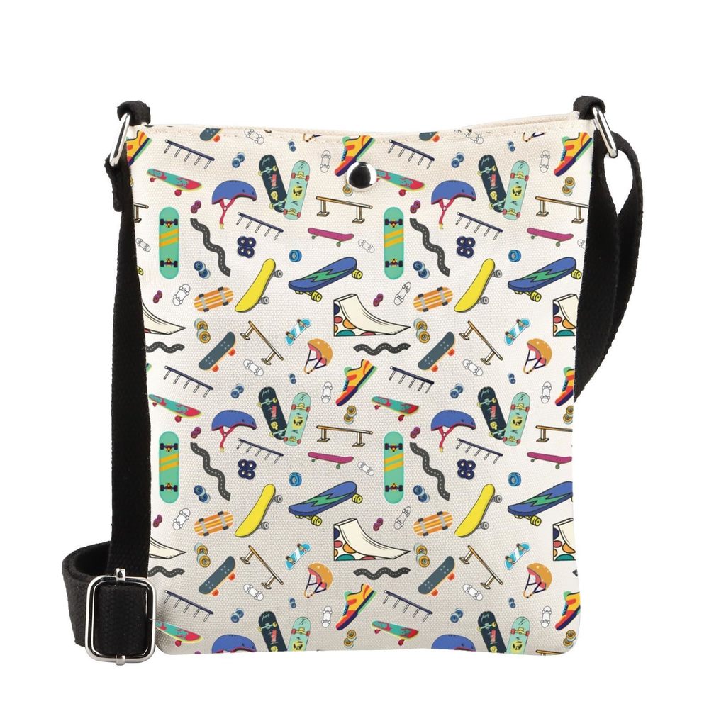 Skateboard Gift Skateboard Crossbody Bag Skateboard Shoulder Bag Gift :')